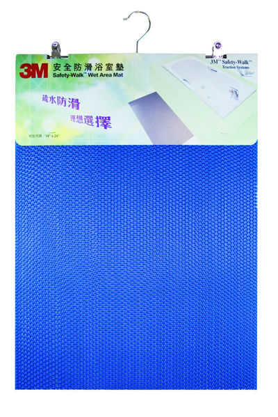 圖片 3M™ 3200T 安全防滑浴室地墊 - 藍色