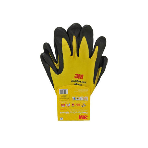 圖片 3M™ 舒適防滑觸感手套 - 黃色