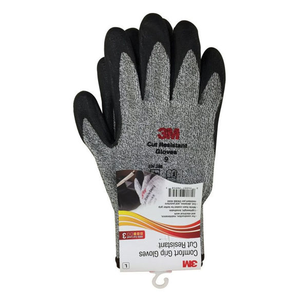 圖片 3M™ 舒適防滑觸感手套 - 防割系列, 灰色