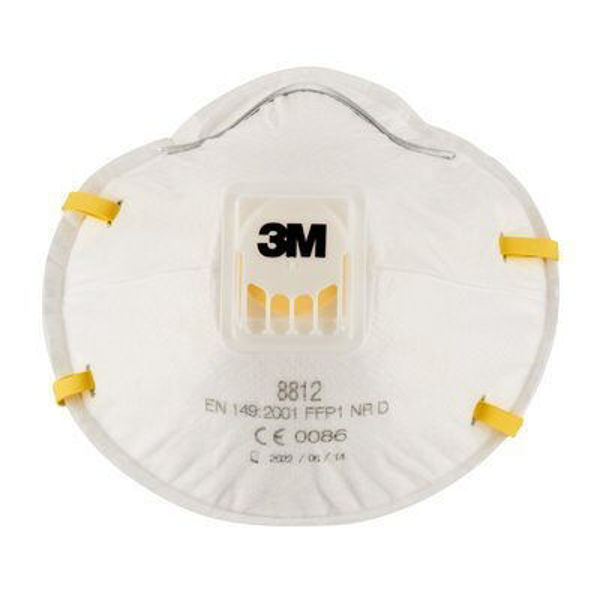 圖片 3M™ 8812 FFP1 拋棄式防塵口罩  (10 個/盒)